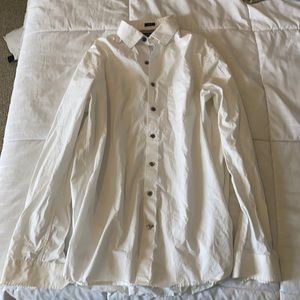 White American Eagle Button Up